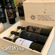 Castello di Morcote box in legno da 3 bottiglie