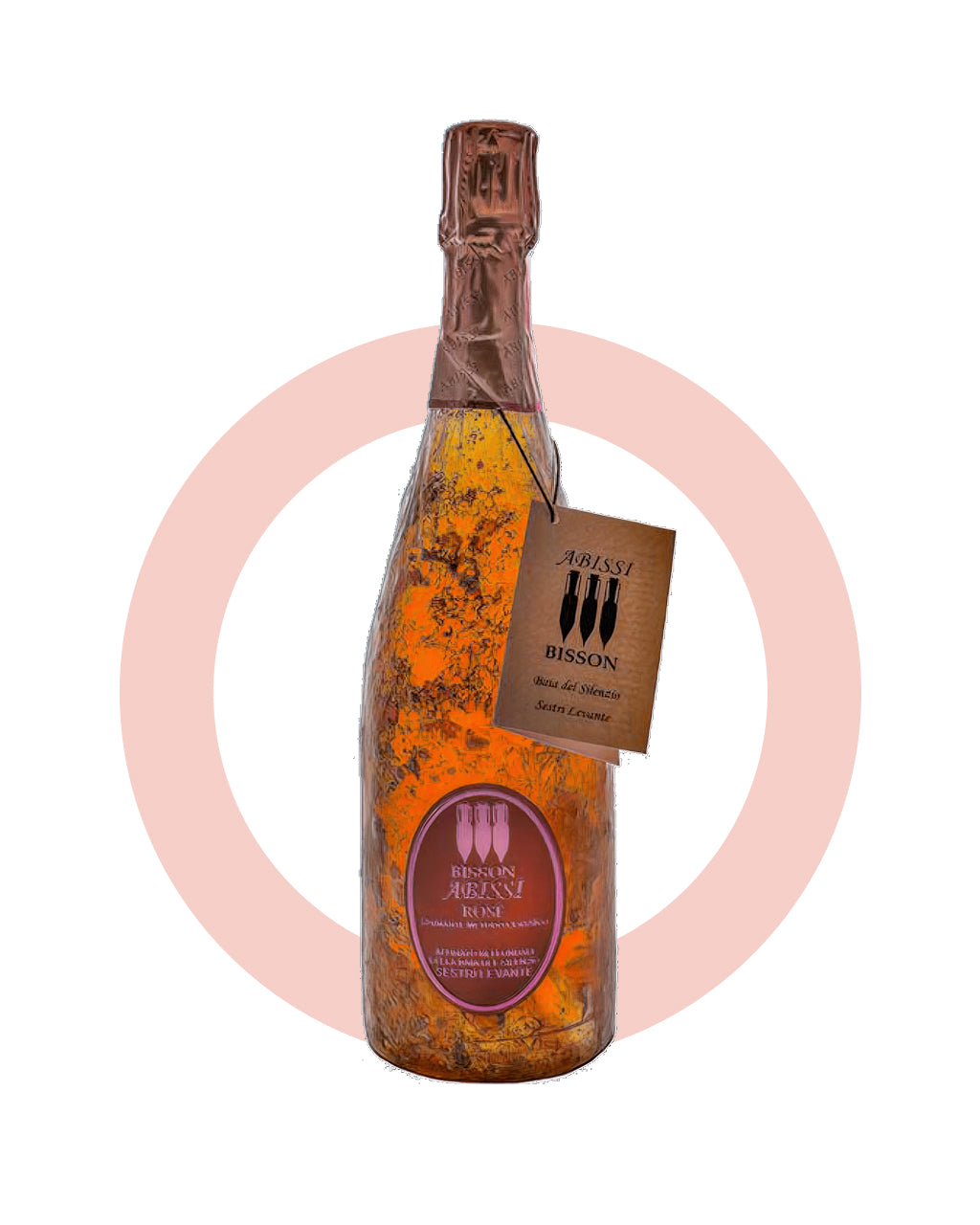 Bisson Abissi Spumante Metodo Classico Pas Dosè Rosè 2019